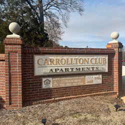 exterior sign at Carrollton Club located at Carrollton, GA