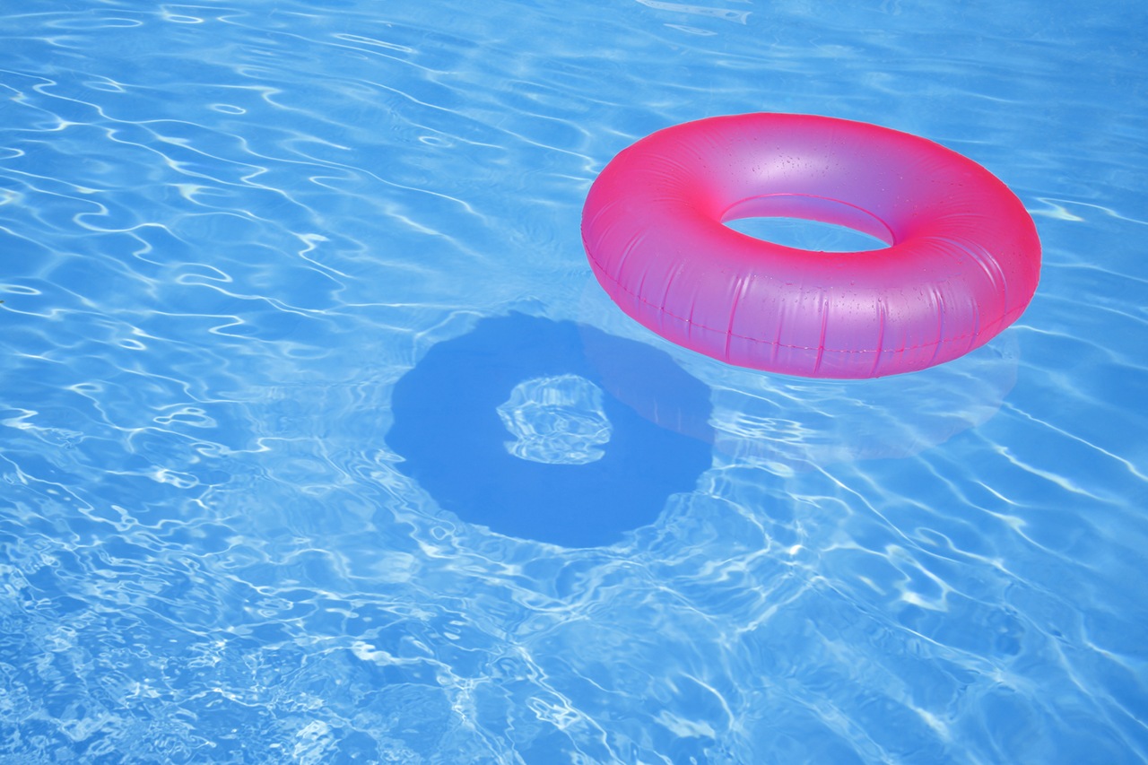 Pink Inflatable Ring